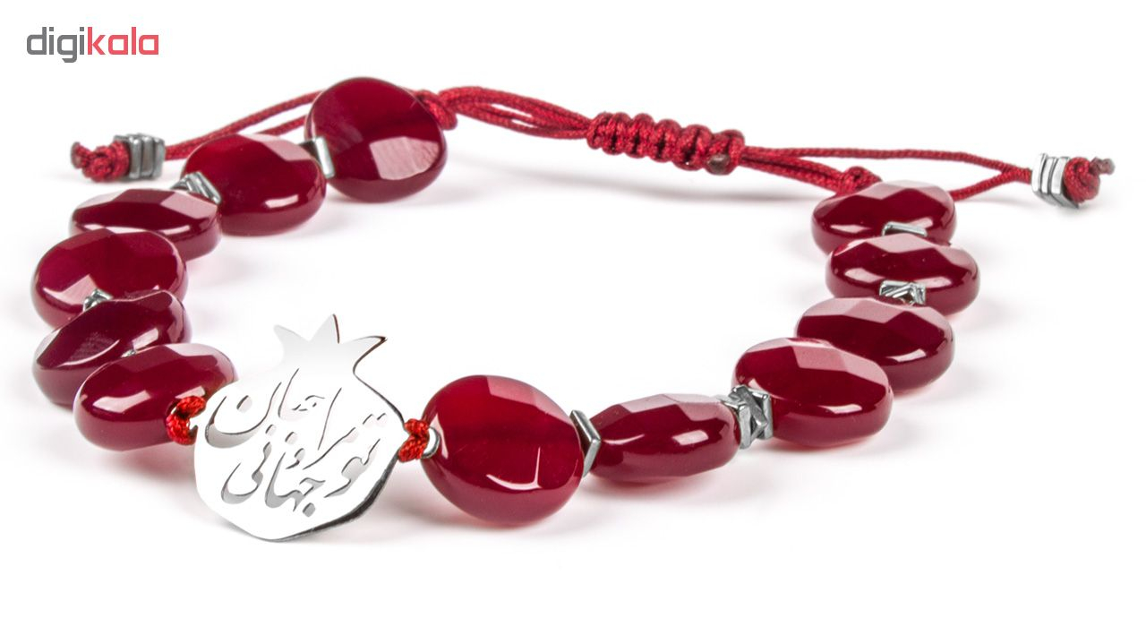 دستبند نقره انار ریسه گالری مدل Ri3-A1093-Silver