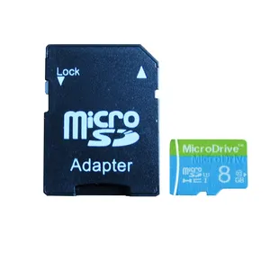 کارت حافظه microSDHC میکرودرایو مدل color کلاس 10 سرعت 90MBps ظرفیت 8 گیگابایت به همراه آداپتور SD