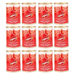 کنسرو گوجه فرنگی خرد شده ماهوند - 350 گرم مجموعه 12 عددی