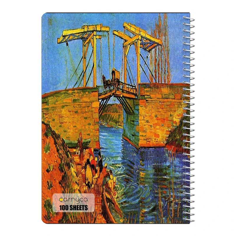 دفتر مشق 100 برگ سیمی کارنیکا طرح نقاشی های ون گوگ Van Gogh Paintings کد 44099