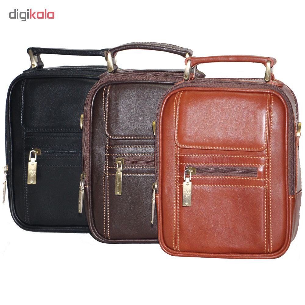 کیف رودوشی چرم طبیعی آدین چرم مدل DG43