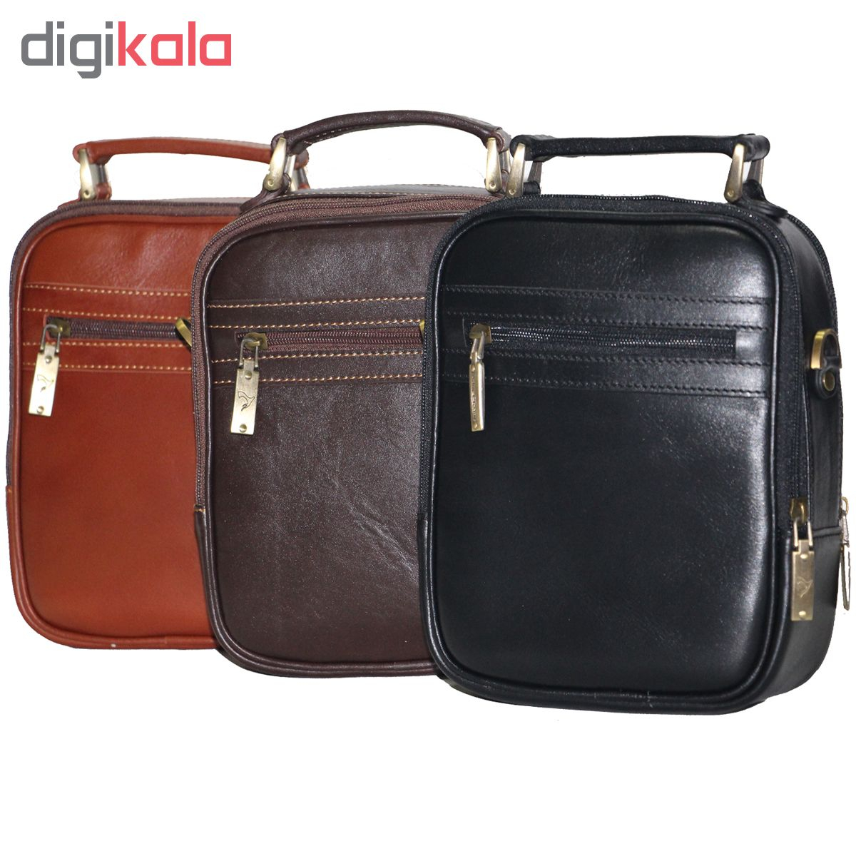 کیف رودوشی چرم طبیعی آدین چرم مدل DG43