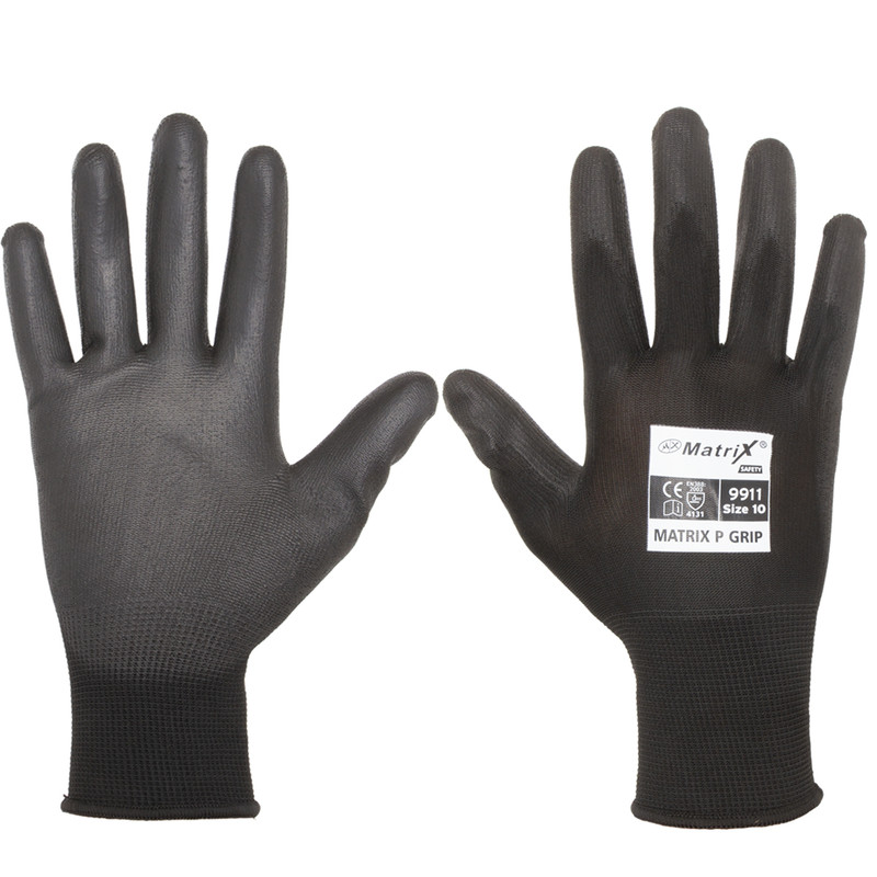 دستکش ایمنی ماتریکس مدل P GRIP سایز 9