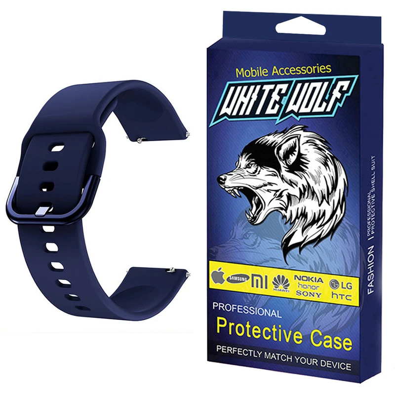 بند وایت ولف مدل WB-Sil-SQ مناسب برای ساعت هوشمند هایلو Gs 2022