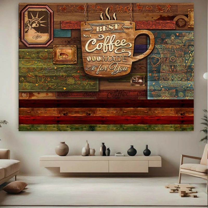 پوستر طرح قهوه مدل بهترین قهوه کد BK24000