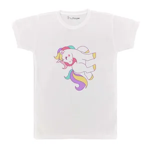 تی شرت بچگانه پرمانه طرح یونیکورن کد pmt.3334