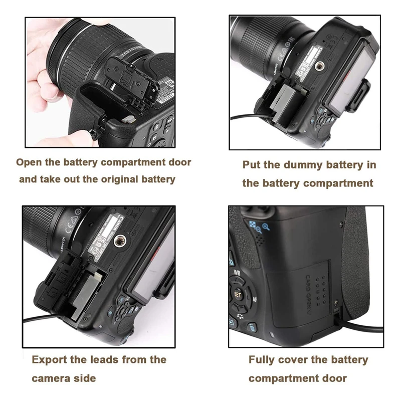 عکس شماره 6 : شارژر باتری دوربین مدل برق مستقیم lp-e8-ac-eu
