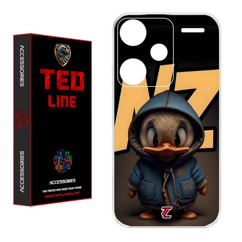 کاور تد لاین طرح اردک کد 1120 مناسب برای گوشی موبایل شیائومی Redmi Note 13 Pro Plus