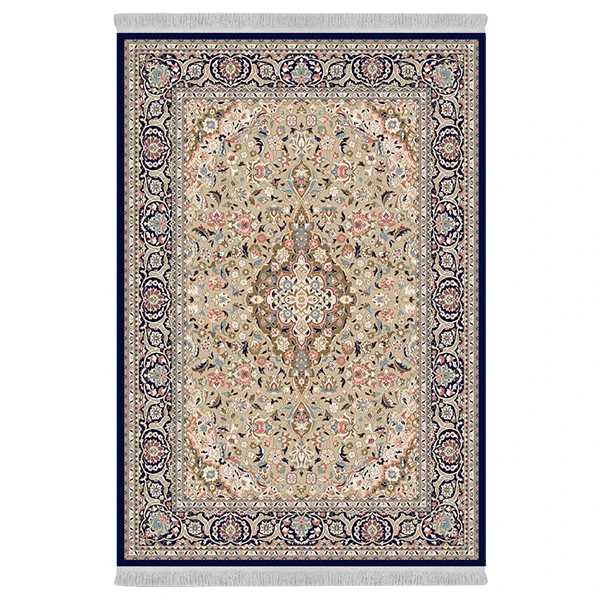 فرش پارچه‌ای دفه مدل فرشینه طرح مدرن کد 1008