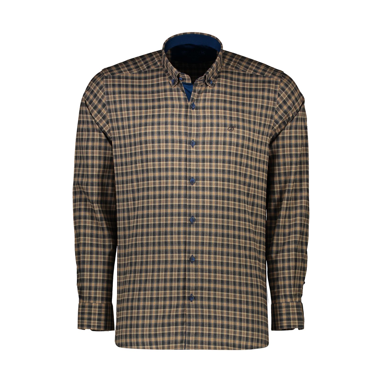 پیراهن آستین بلند مردانه برندس مدل 60104C02 - - 1