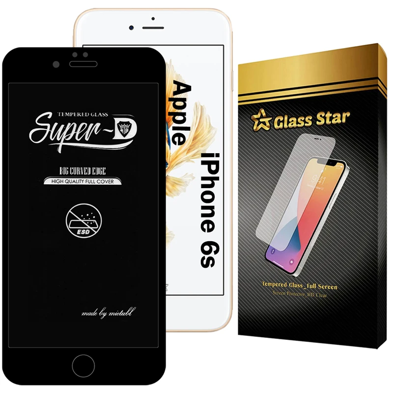 محافظ صفحه نمایش گلس استار مدل SUPERDNS مناسب برای گوشی موبایل اپل iPhone 6s