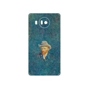MAHOOT Self portrait with a gray felt hat Cover Sticker for Microsoft Lumia 950 XL