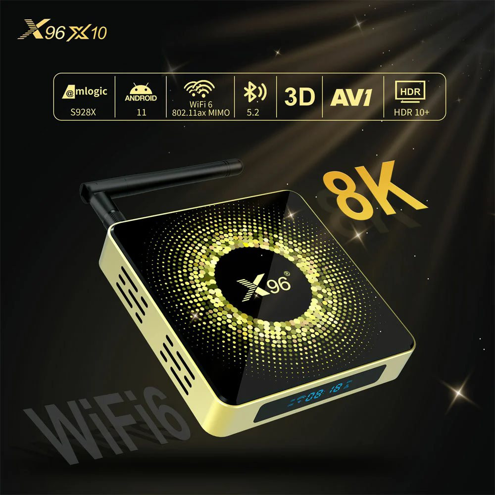 اندروید باکس ايكس96 مدل X96 X10 8/64GB