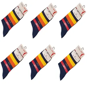 جوراب آدورا مدل mbsan0125 بسته 6 عددی