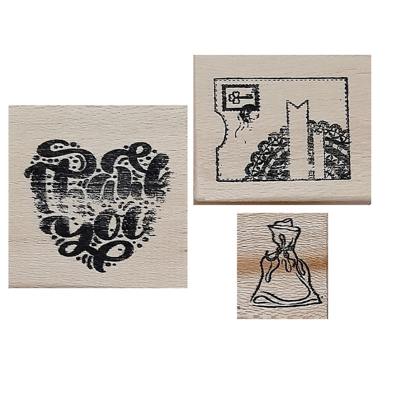 مهر مدل thank-bag-stamp مجموعه 3 عددی