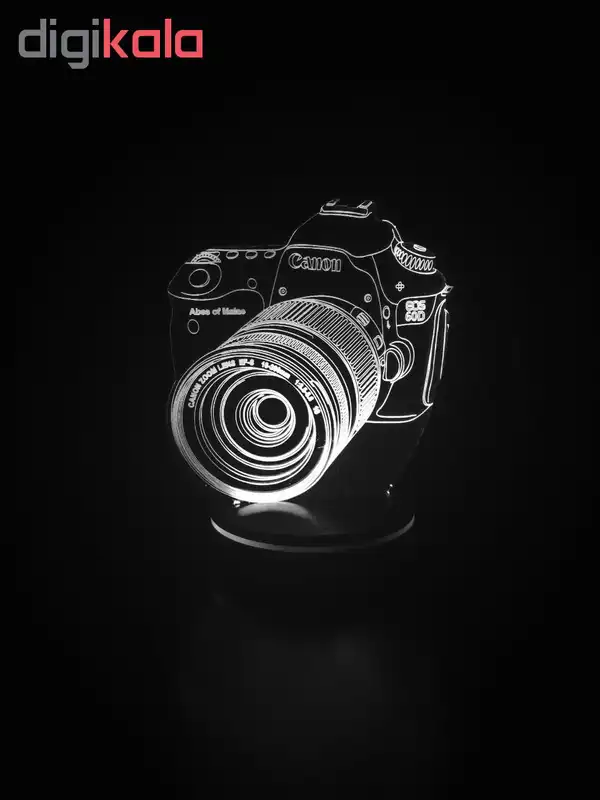 چراغ خواب پارسافن لیزر طرح دوربین عکاسی 16 رنگ ریموت دار