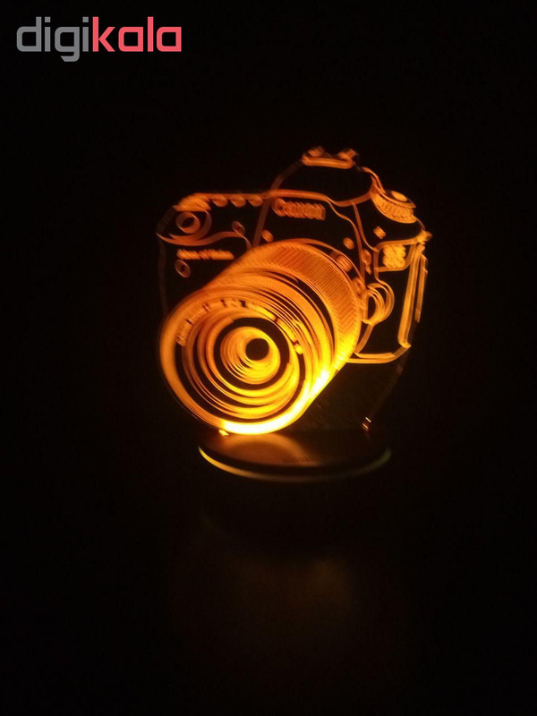 چراغ خواب پارسافن لیزر طرح دوربین عکاسی 16 رنگ ریموت دار
