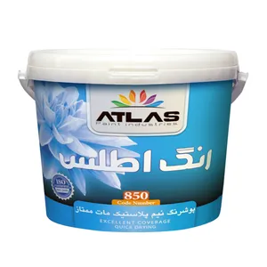 پوشرنگ نیم پلاستیک مات اطلس کد 46 وزن 4 کیلوگرم