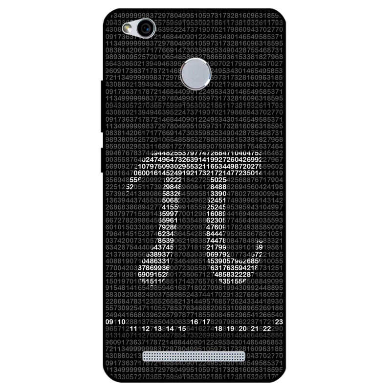 کاور مگافون طرح عدد پی مدل 7240 مناسب برای گوشی موبایل شیائومی Redmi 3 / 3S / 3 Pro