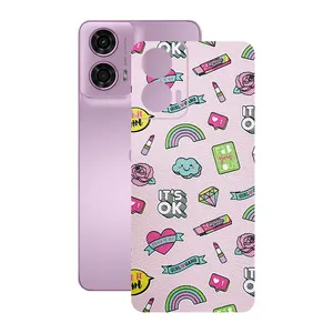 Remax Leth cover sticker girlish design suitable for Motorola Moto G24