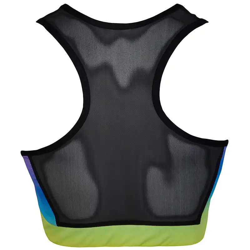 نیم تنه ورزشی زنانه مدل 268001050 اسپندکس رنگ چند رنگ