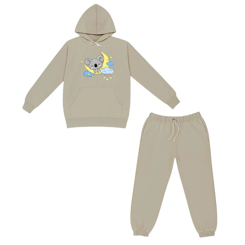 ست هودی و شلوار راحتی بچگانه مدل کوالا کد p1 