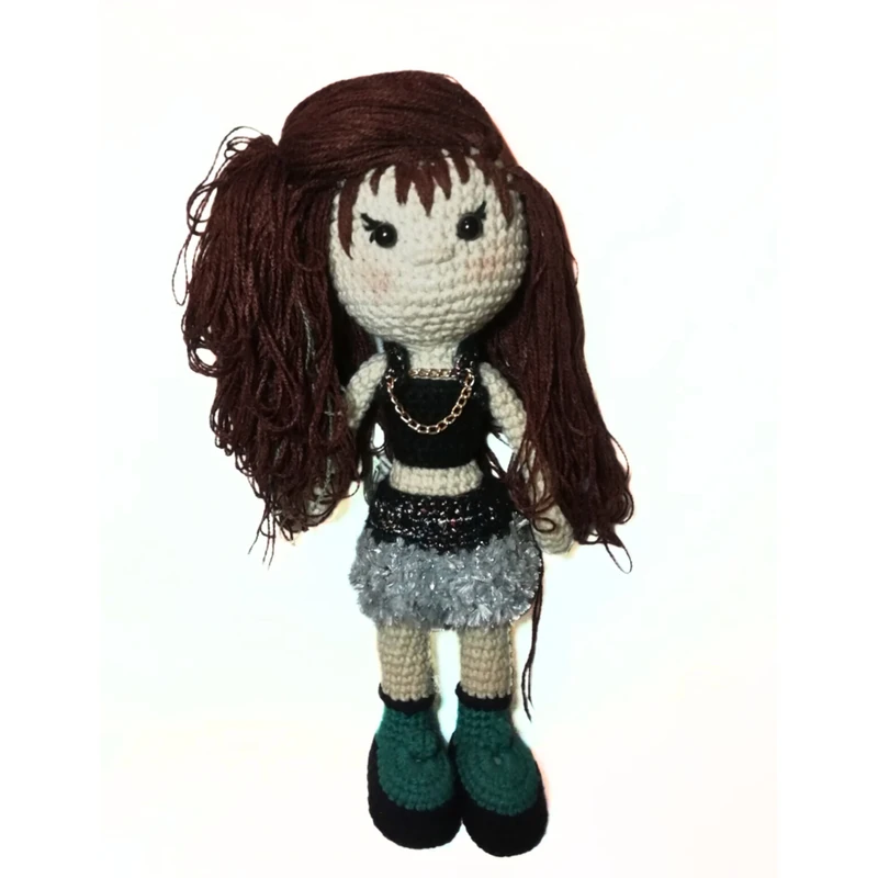 عروسک بافتنی مدل مو