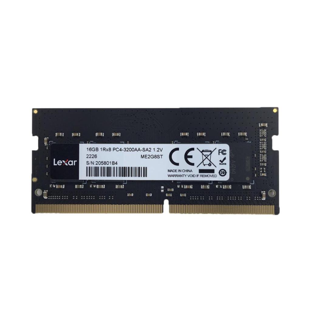 رم لپتاپ DDR4 دو کاناله 3200 مگاهرتز CL22 لکسار مدلLD4S016Gظرفیت 16 گیگابایت