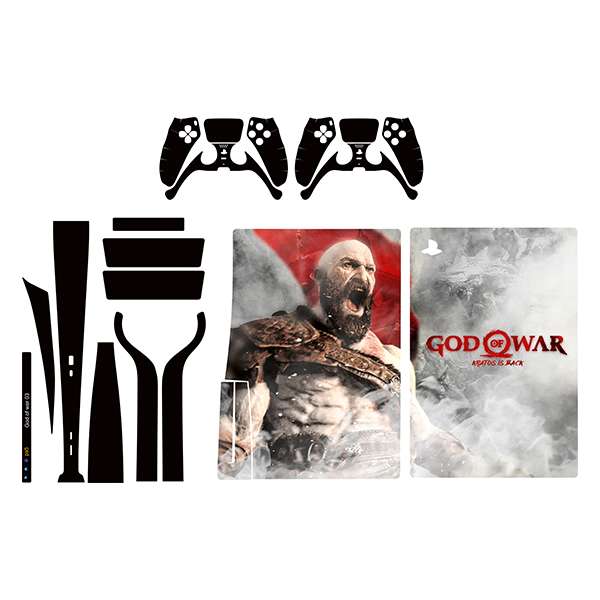 برچسب کنسول بازی  پلی استیشن 5 توییجین وموییجین مدل God of war 03