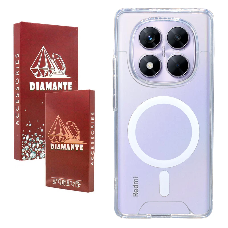 کاور دیامانته مدل Mac_safe Ros مناسب برای گوشی موبایل شیائومی Redmi Note 14 Pro 4G