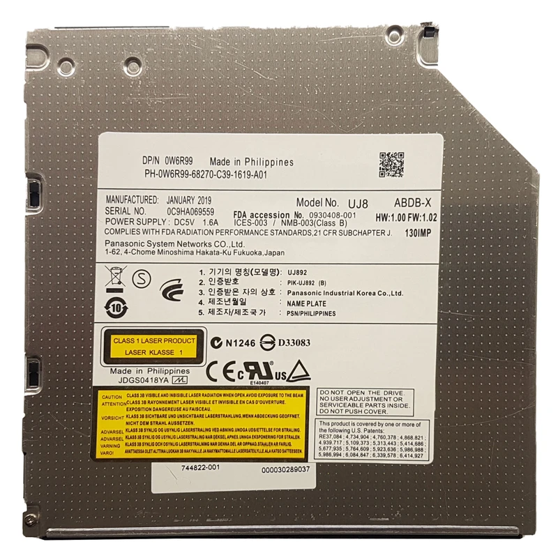 درایو DVD اینترنال مدل UJ8C2