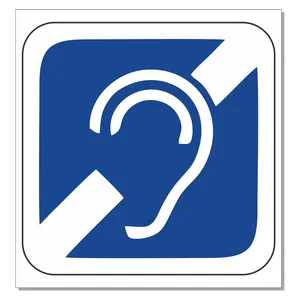 برچسب هشدار طرح راننده ناشنوا