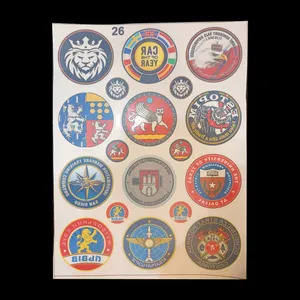 برچسب شیشه خودرو مدل داخلی کد 26 مناسب برای نیسان وانت مجموعه 12 عددی