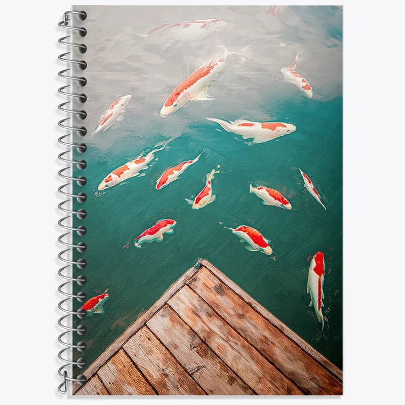 دفتر لغت 50 برگ خندالو طرح ماهی کد F724