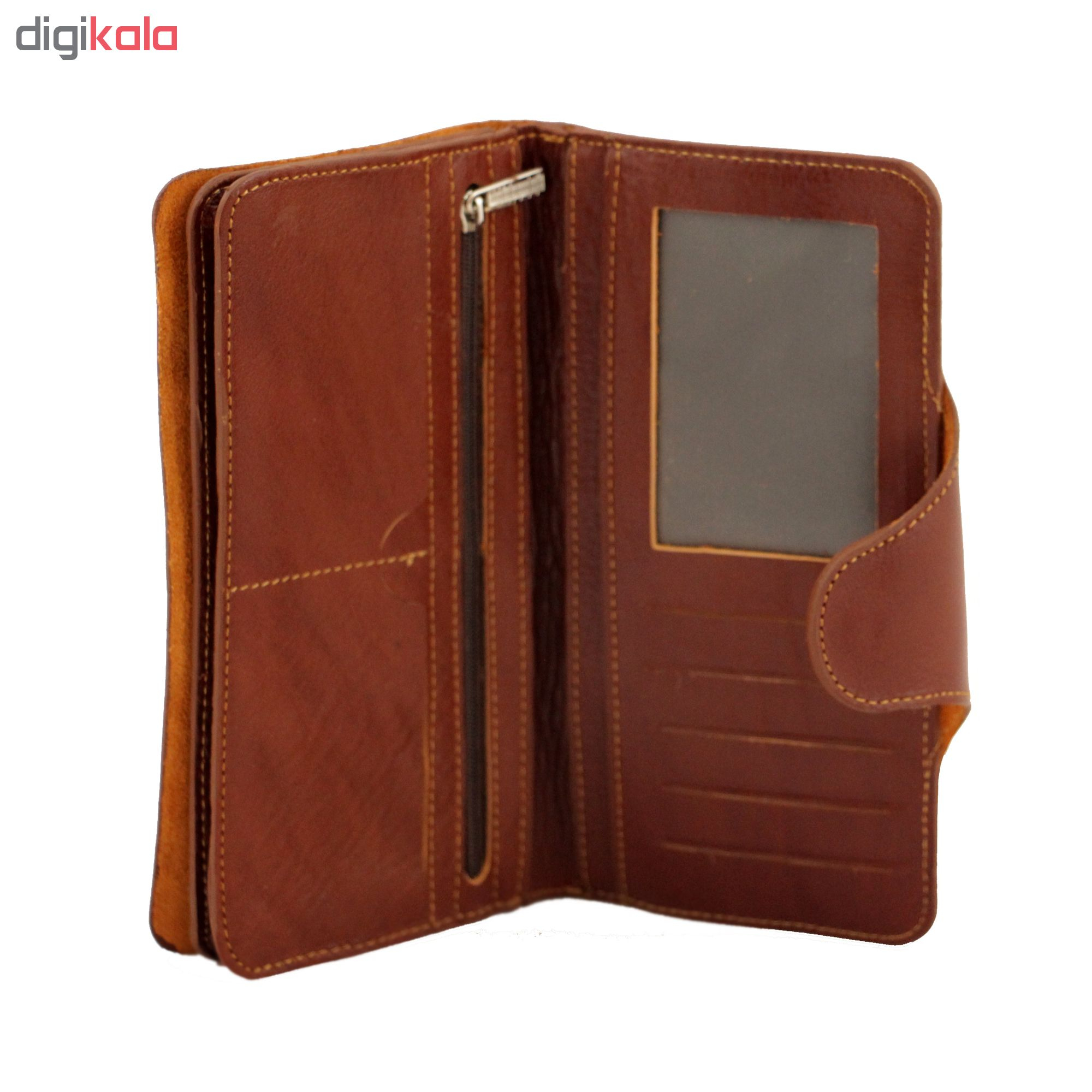 ست هدیه چرم طبیعی آدین چرم مدل DS40A