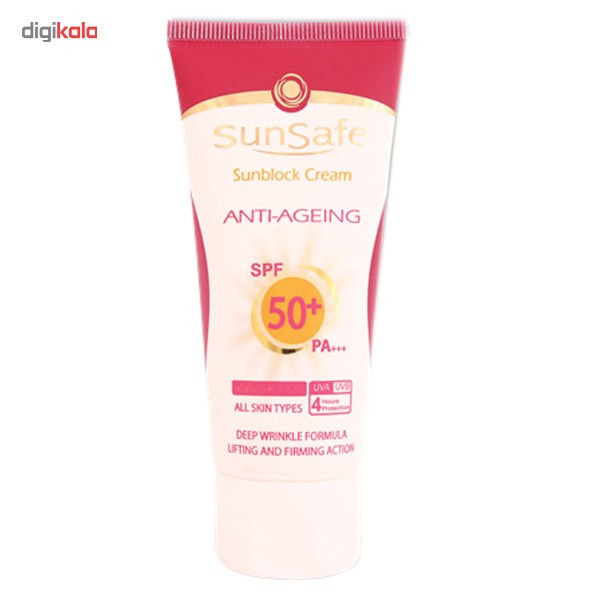 کرم ضد آفتاب و ضد چروک سان سیف SPF50 حجم 50 میلی لیتر