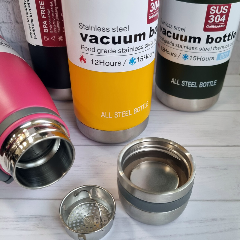 ماگ سفری مدل vacuum bottle گنجایش 0.8 لیتر
