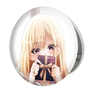 آینه جیبی خندالو طرح کیتاگاوا انیمه مای درس آپ دارلینگ مدل تاشو کد 23885 