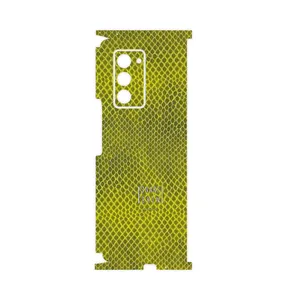 MAHOOT Yellow Snake Skin-FullSkin Cover Sticker for Samsung Galaxy Z FOLD 2