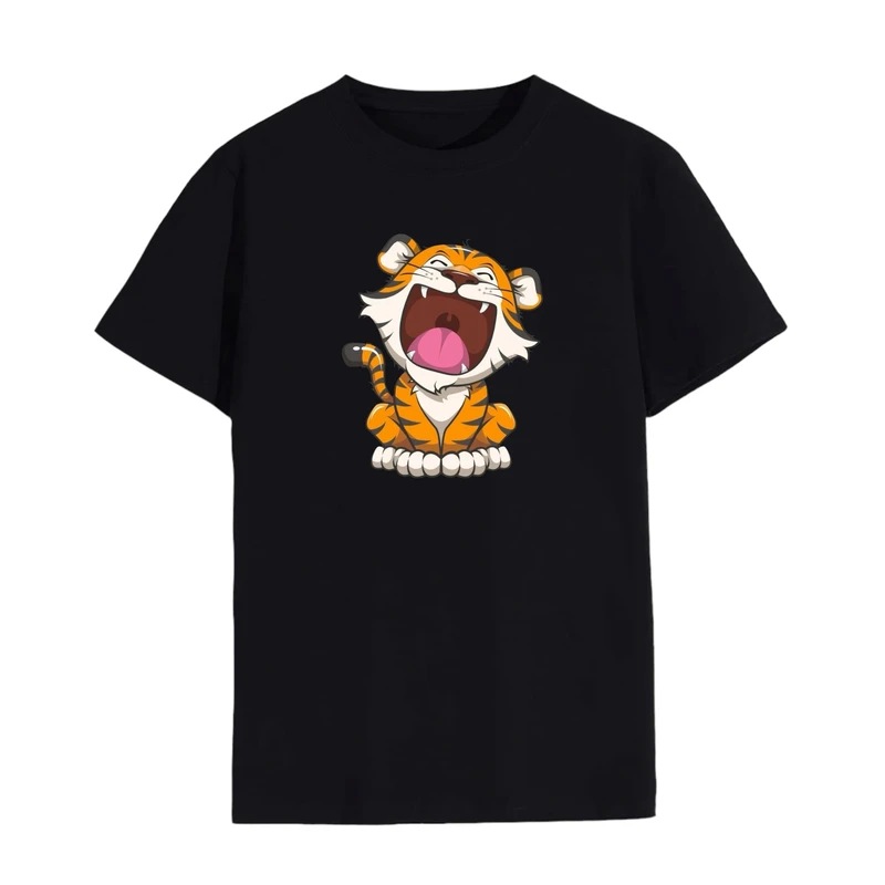 تی شرت لانگ آستین کوتاه زنانه مدل ببر کد 5