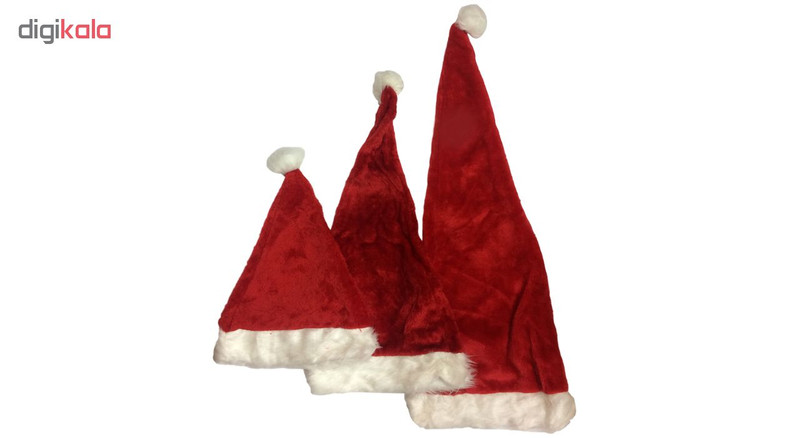 کلاه طرح کریسمس مدل Christmas Hat04 مجموعه 3 عددی