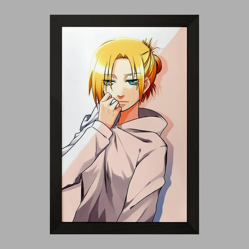 تابلو خندالو مدل کریستا انیمه اتک آن تایتان Attack on Titan  کد 18548