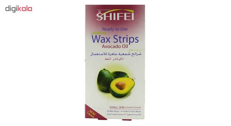 نوار موبر بدن شیفی مدل Avocado Oil بسته 20 عددی نوار موبر بدن شیفی مدل Avocado Oil بسته 20 عددی