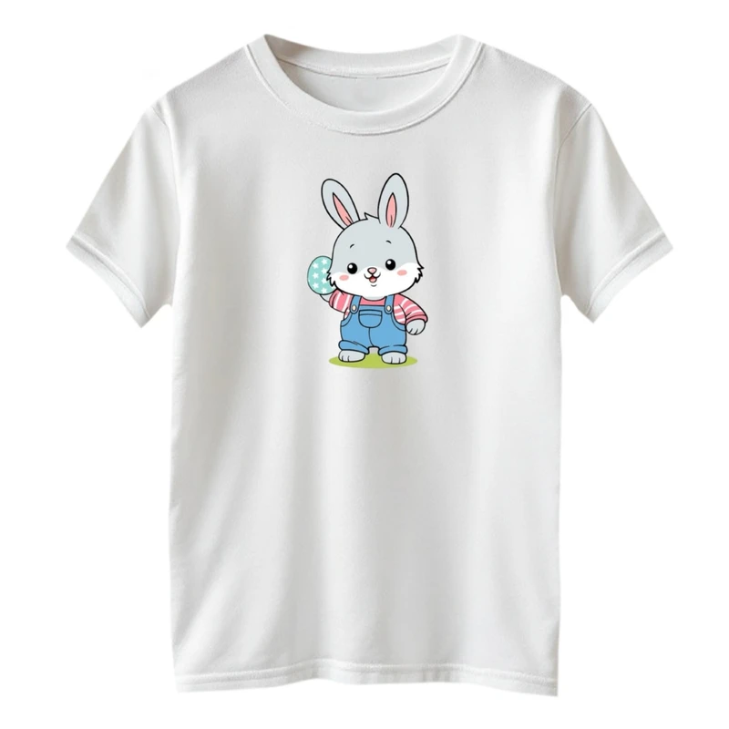 تی شرت آستین کوتاه بچگانه مدل خرگوش فانتزی کد 04