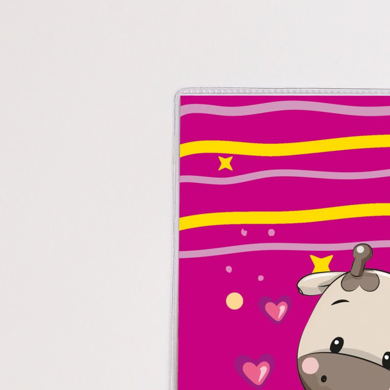 دفتر مشق 50 برگ دایان مدل حاشیه دار کیوت کد 54642 بسته 4 عددی