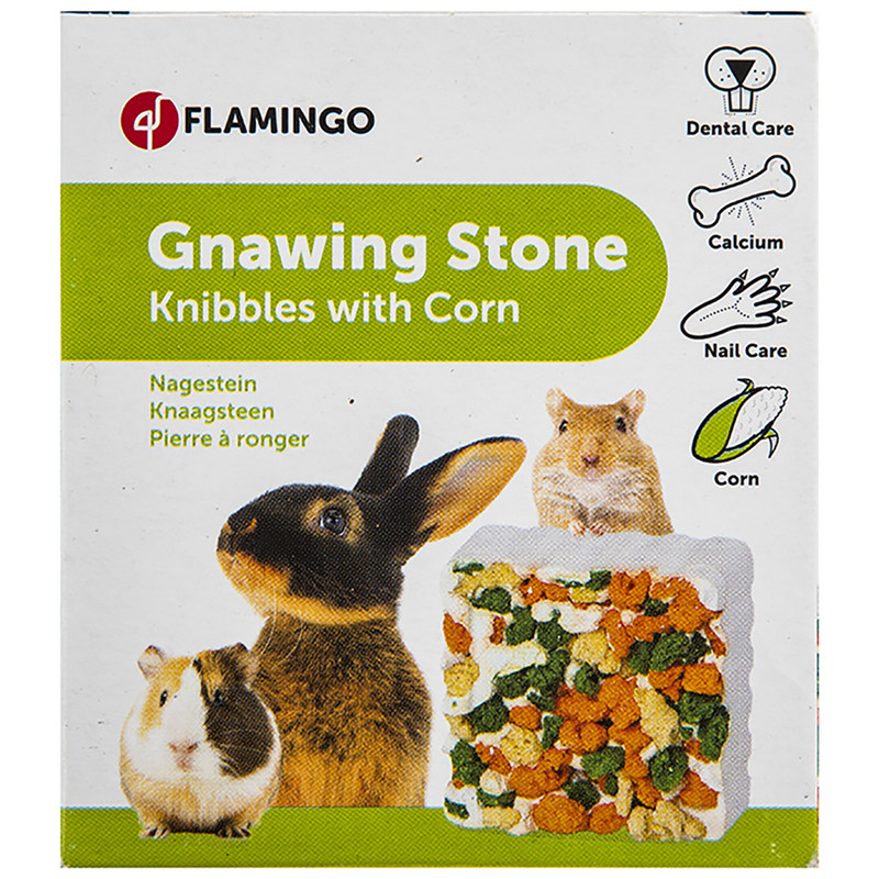 غذای جوندگان فلامینگو مدل Gnawing Stone - 200416 مقدار 70 گرم