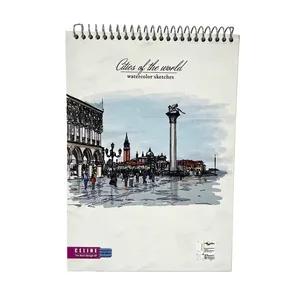 دفتر طراحی 40 برگ سلین طرح ستون کد A5