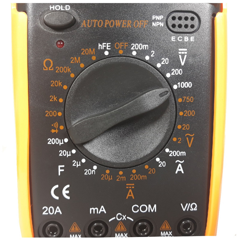 مولتی متر دیجیتال مدل 9205A کد T1106 مولتی متر دیجیتال مدل 9205A کد T1106