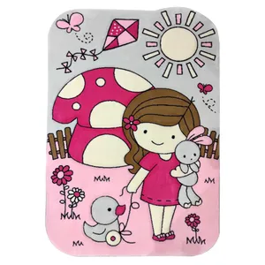 فرش ماشینی 700 شانه زرباف زمینه صورتی حاشیه طوسی مدل آلیس