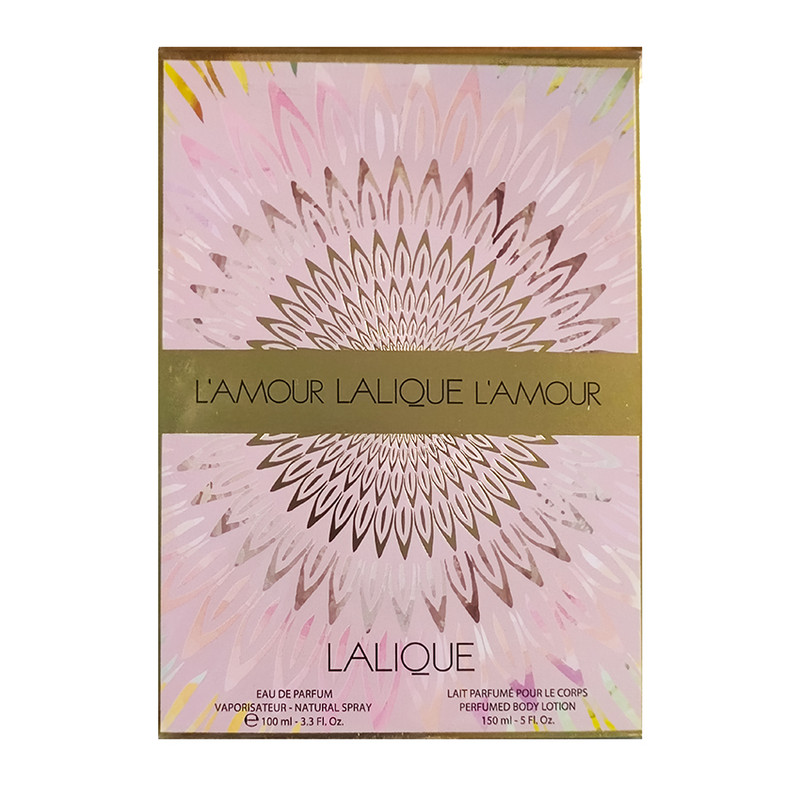 ست ادوپرفیوم زنانه لالیک مدل LAMOUR حجم 100 میلی لیتر